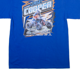 PORT & COMPANY Racing Mens T-Shirt Blue L