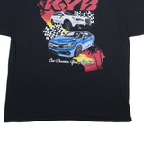 GILDAN Racing Mens T-Shirt Black M