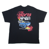 GILDAN Racing Mens T-Shirt Black M