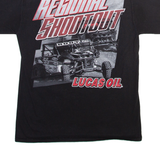 HANES Racing Mens T-Shirt Black M