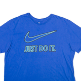 NIKE Mens T-Shirt Blue 2XL