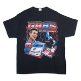 PORT & COMPANY Racing Mens T-Shirt Black XL
