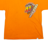 GILDAN Racing Womens T-Shirt Orange M