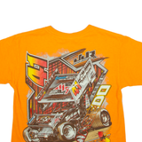 GILDAN Racing Womens T-Shirt Orange M