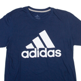 ADIDAS Mens T-Shirt Blue L