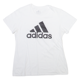 ADIDAS Womens T-Shirt White L