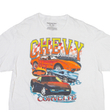 CHEMISTRY Racing Mens T-Shirt White 2XL