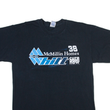 GILDAN Racing Mens T-Shirt Black L