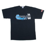 GILDAN Racing Mens T-Shirt Black L