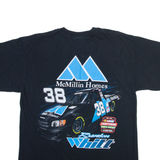 GILDAN Racing Mens T-Shirt Black L