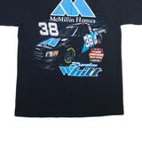 GILDAN Racing Mens T-Shirt Black L