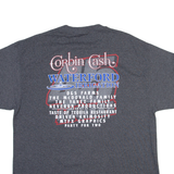 PORT AND COMPANY Racing Mens T-Shirt Grey XL
