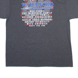 PORT AND COMPANY Racing Mens T-Shirt Grey XL