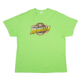 GILDAN Racing Mens T-Shirt Green XL