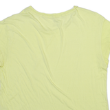 PUMA Womens T-Shirt Yellow Sleeveless L