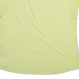 PUMA Womens T-Shirt Yellow Sleeveless L