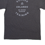REEBOK Mens T-Shirt Grey M