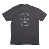 REEBOK Mens T-Shirt Grey M
