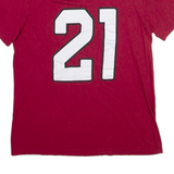 NIKE Mens T-Shirt Maroon L