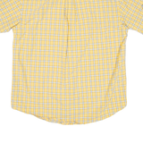 NAUTICA Mens Shirt Yellow Check M