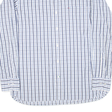 TOMMY HILFIGER Custom Fit Mens Shirt Blue Check Long Sleeve L