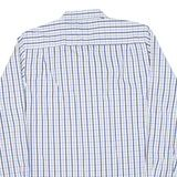 TOMMY HILFIGER Custom Fit Mens Shirt Blue Check Long Sleeve L