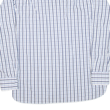 TOMMY HILFIGER Custom Fit Mens Shirt Blue Check Long Sleeve L