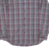 NAUTICA Mens Shirt Grey Check Long Sleeve L