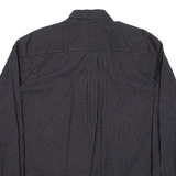 NAUTICA Mens Shirt Black Check Long Sleeve L