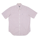 NAUTICA Mens Shirt Red Check M