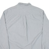 TOMMY HILFIGER Mens Plain Shirt Green Long Sleeve L