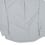 TOMMY HILFIGER Mens Plain Shirt Green Long Sleeve L