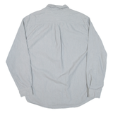 TOMMY HILFIGER Mens Plain Shirt Green Long Sleeve L