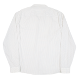 ARMANI EXCHANGE Slim Fit Mens Shirt White Striped Long Sleeve XL