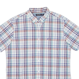 NAUTICA Mens Shirt White Check L