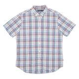 NAUTICA Mens Shirt White Check L