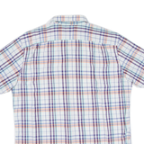 NAUTICA Mens Shirt White Check L