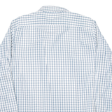 NAUTICA Mens Shirt White Check Long Sleeve XL