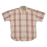 TOMMY HILFIGER Mens Shirt Beige Check M