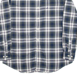 NAUTICA Mens Shirt Blue Check Long Sleeve L