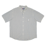 CHAPS Mens Shirt Yellow Check XL