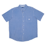 CHAPS Mens Shirt Blue Check XL