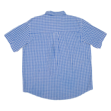 CHAPS Mens Shirt Blue Check XL