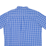 CHAPS Mens Shirt Blue Check XL