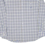NAUTICA Mens Shirt Purple Check Long Sleeve L