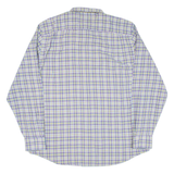 NAUTICA Mens Shirt Purple Check Long Sleeve L