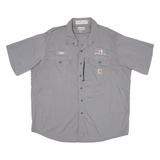 CARHARTT Mens Worker Shirt Grey 2XL