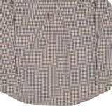 CHAPS Mens Shirt Brown Check Long Sleeve XL
