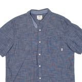 VANS Mens Plain Shirt Blue L