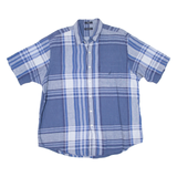 NAUTICA Mens Shirt Blue Check XL